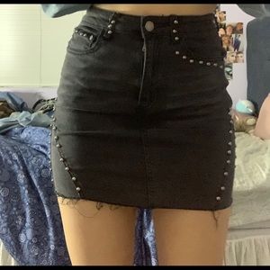 *personalized* studded Forever 21 skirt